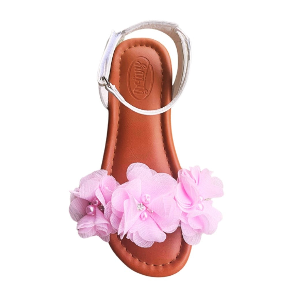 Kids 2 in 1 Luna Sandal w/ Floral shoe changeables