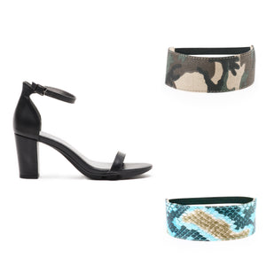 Army and Turquoise Snakeskin Bundle