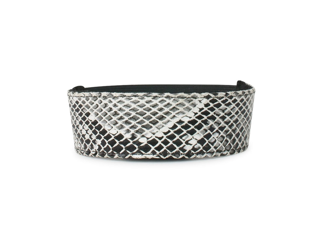 Black and White Python Shoe Accessories